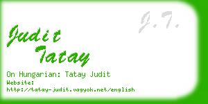 judit tatay business card